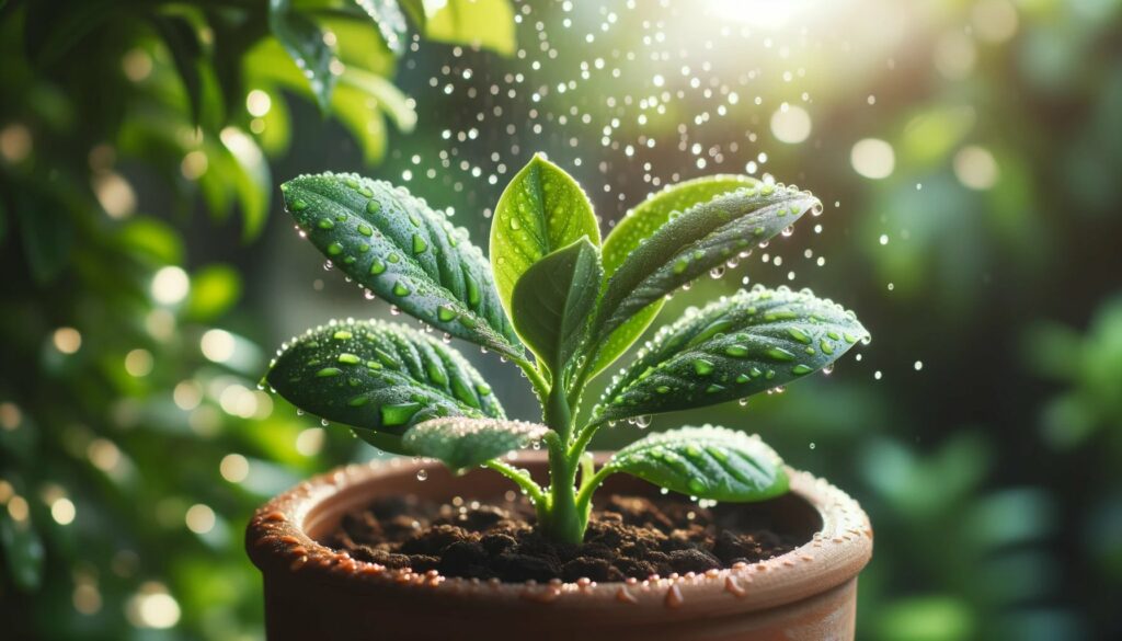 How does transpiration provide water in plants