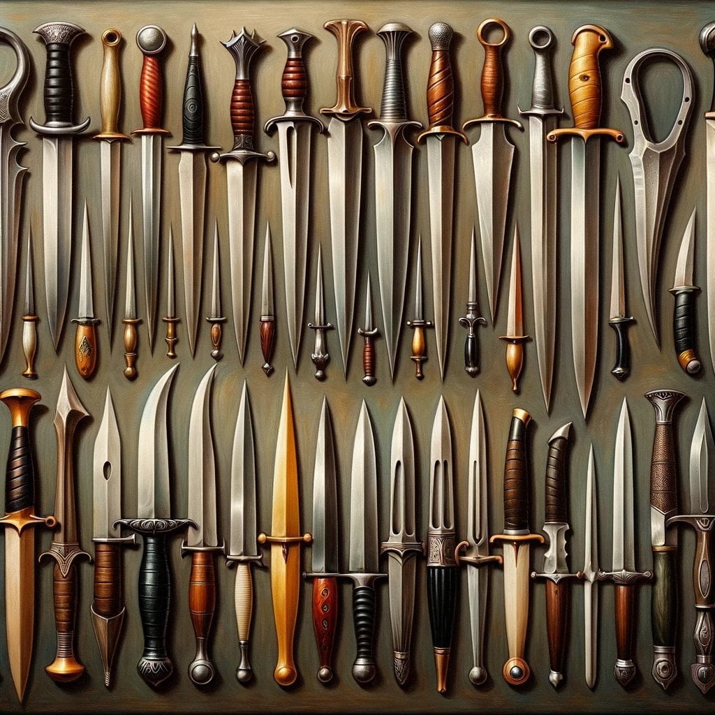 How long was a medieval dagger