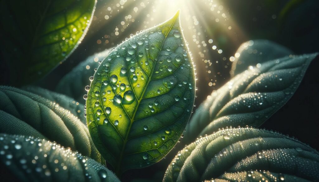 Is water released in transpiration