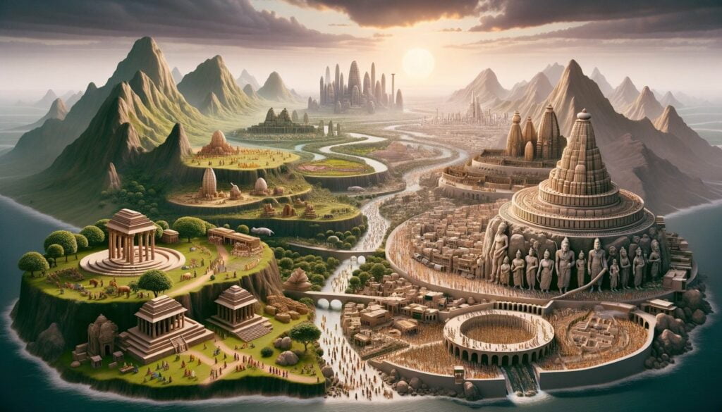 What are the 3 civilizations in India