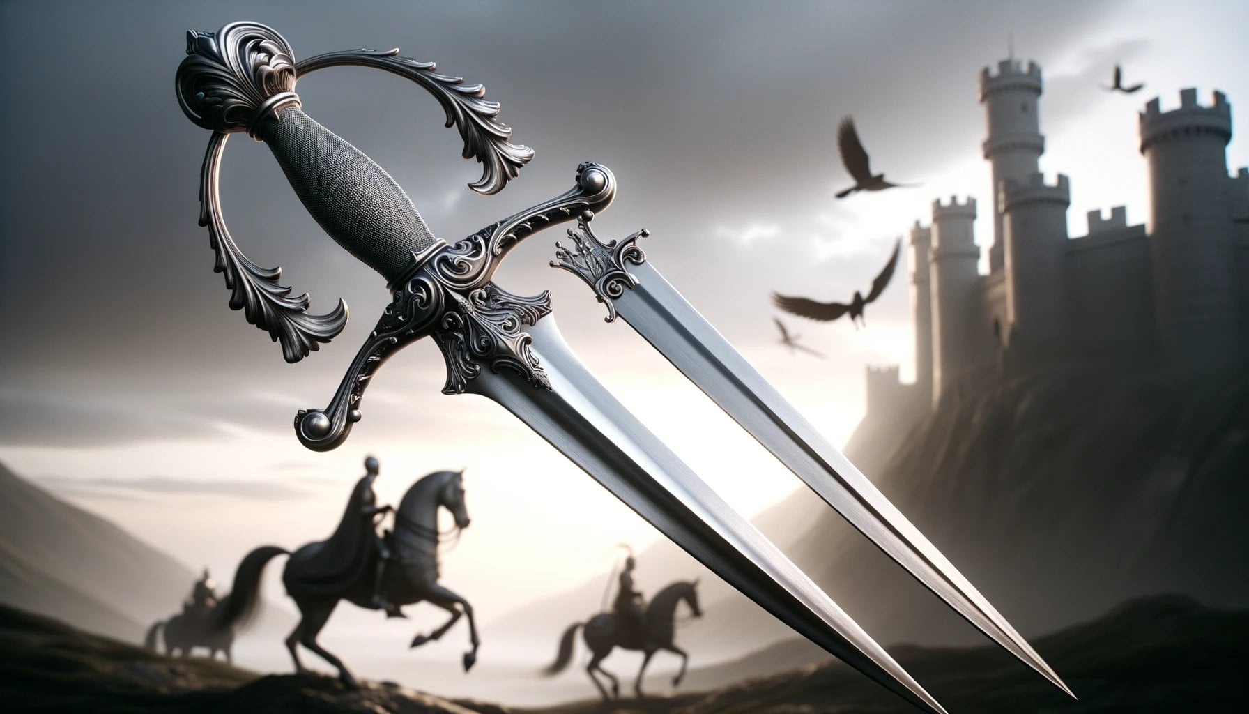 What dagger did knights use