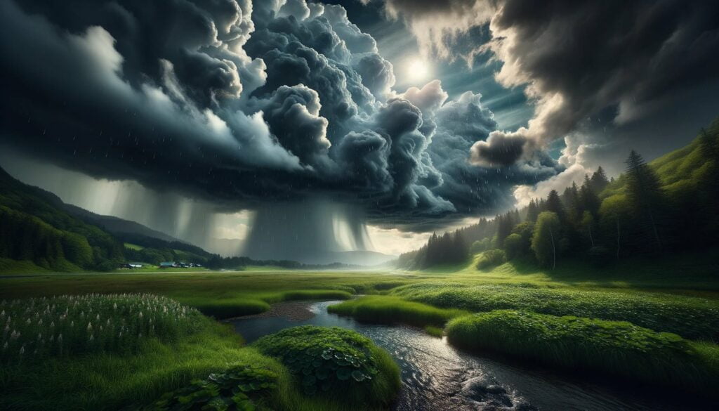 What is the process of precipitation