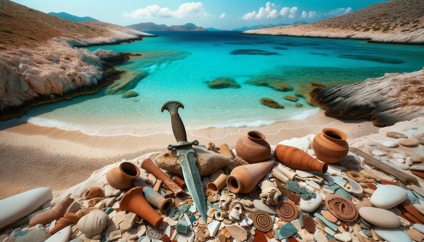 What were Greek daggers called 