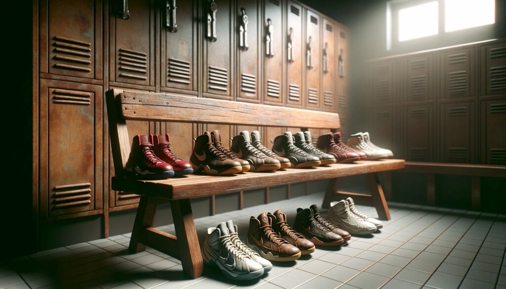 What were the old basketball shoes