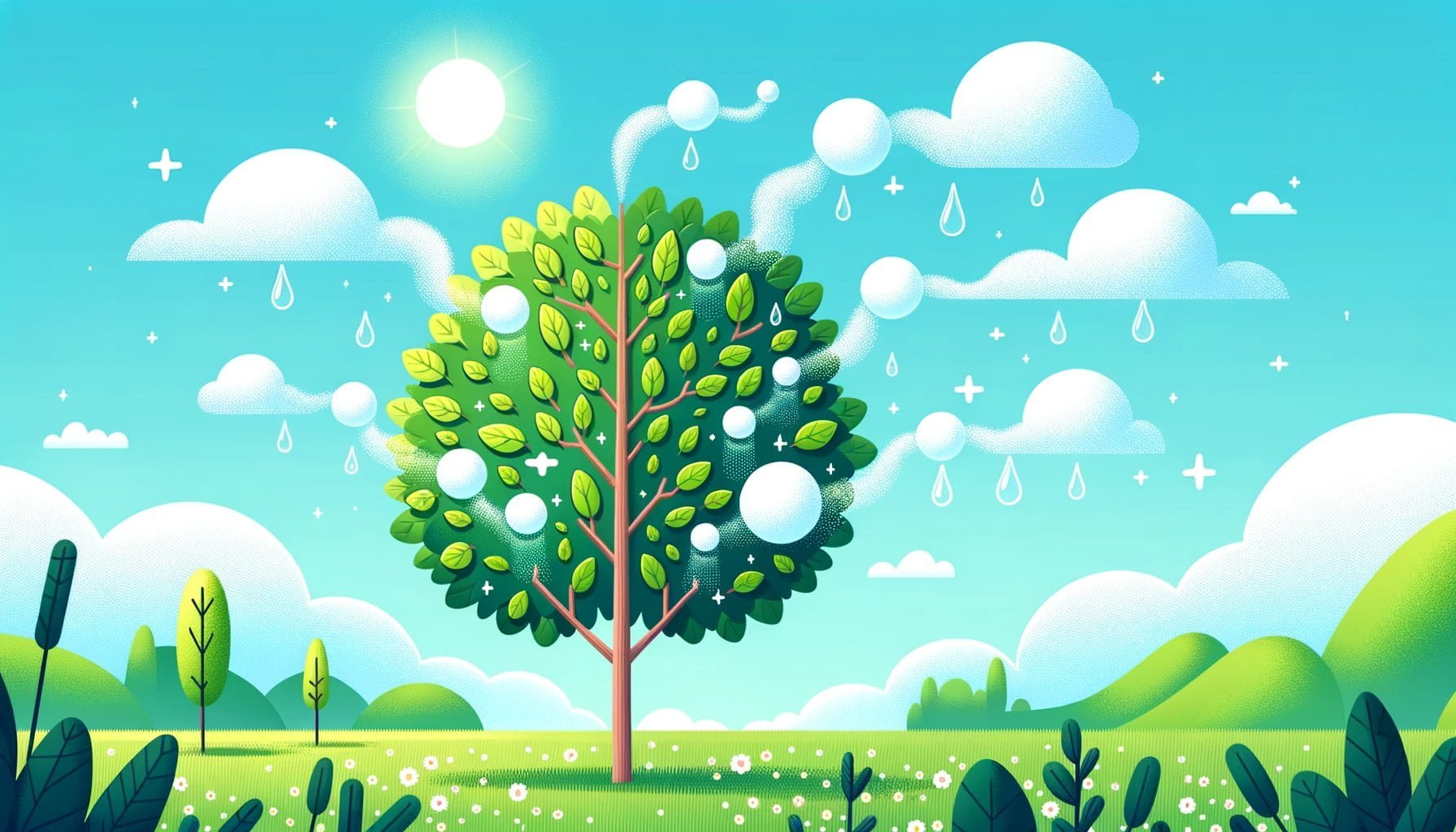 Where does transpiration of water occur