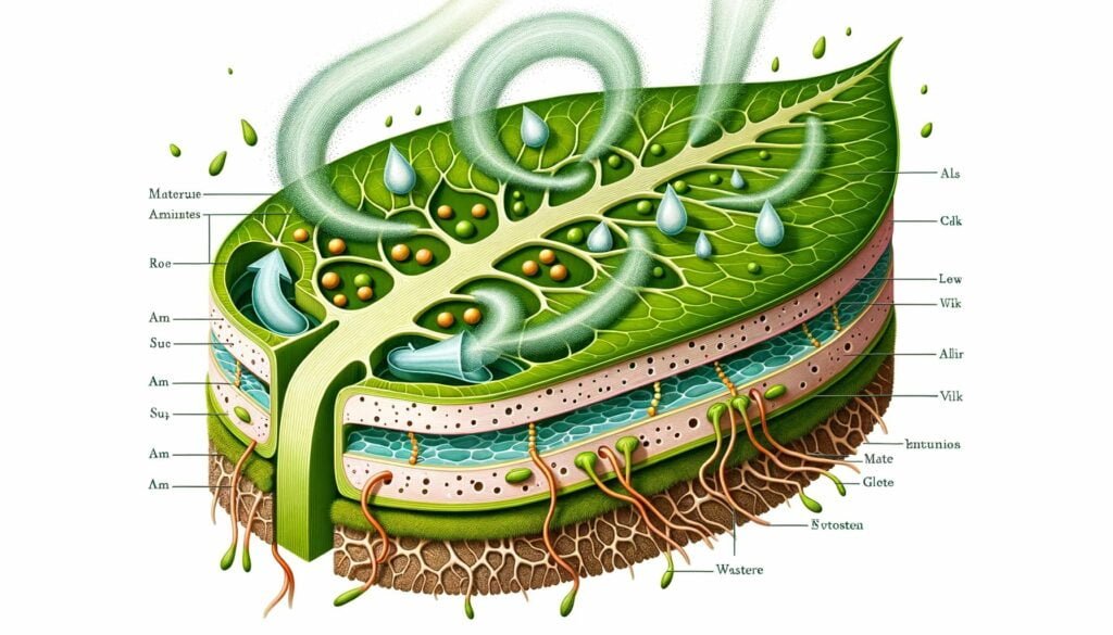 Why do plants transpire water