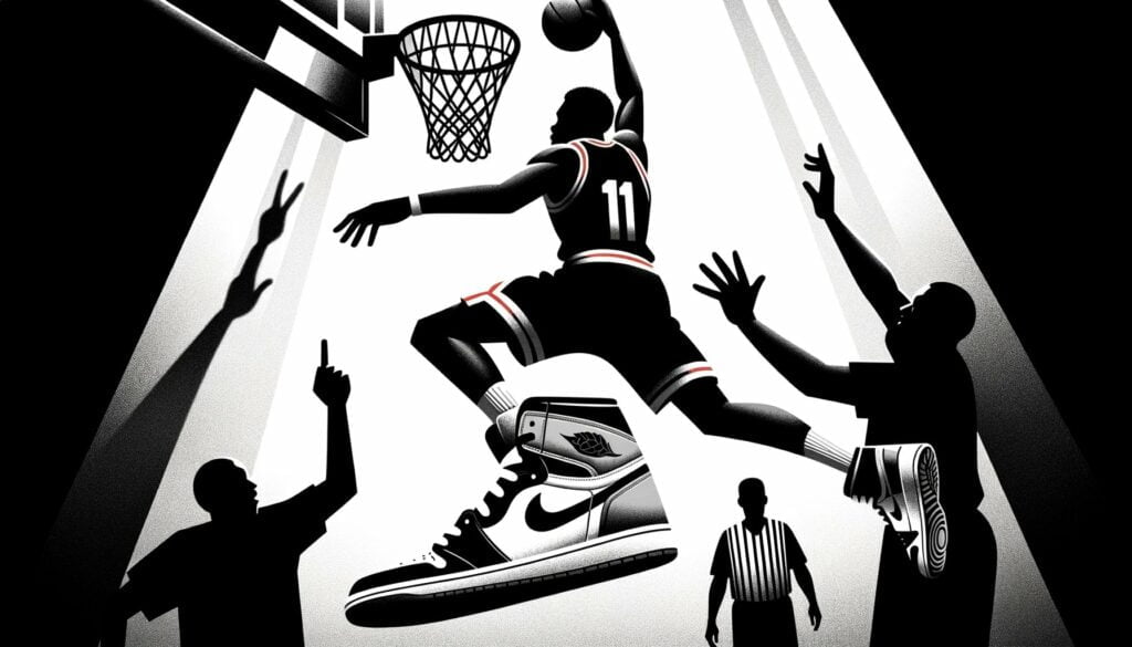 Why was Jordan 1 banned from NBA