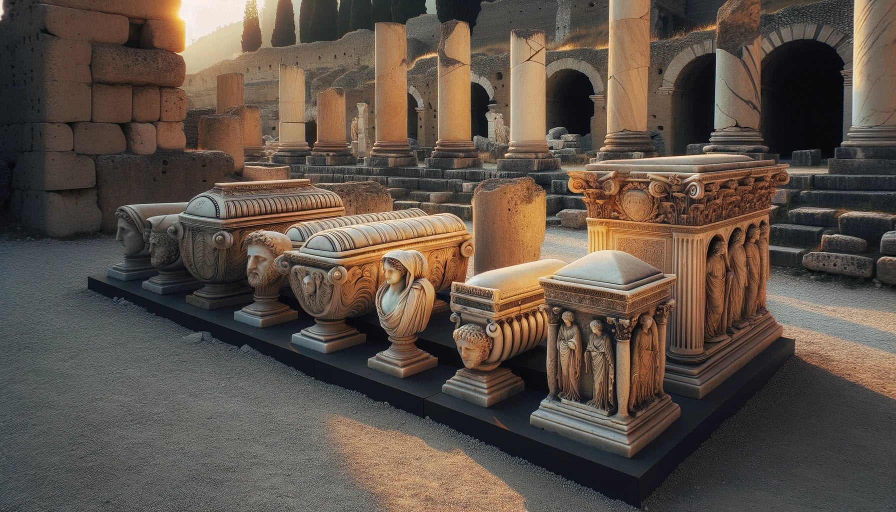 ancient Roman sarcophagi