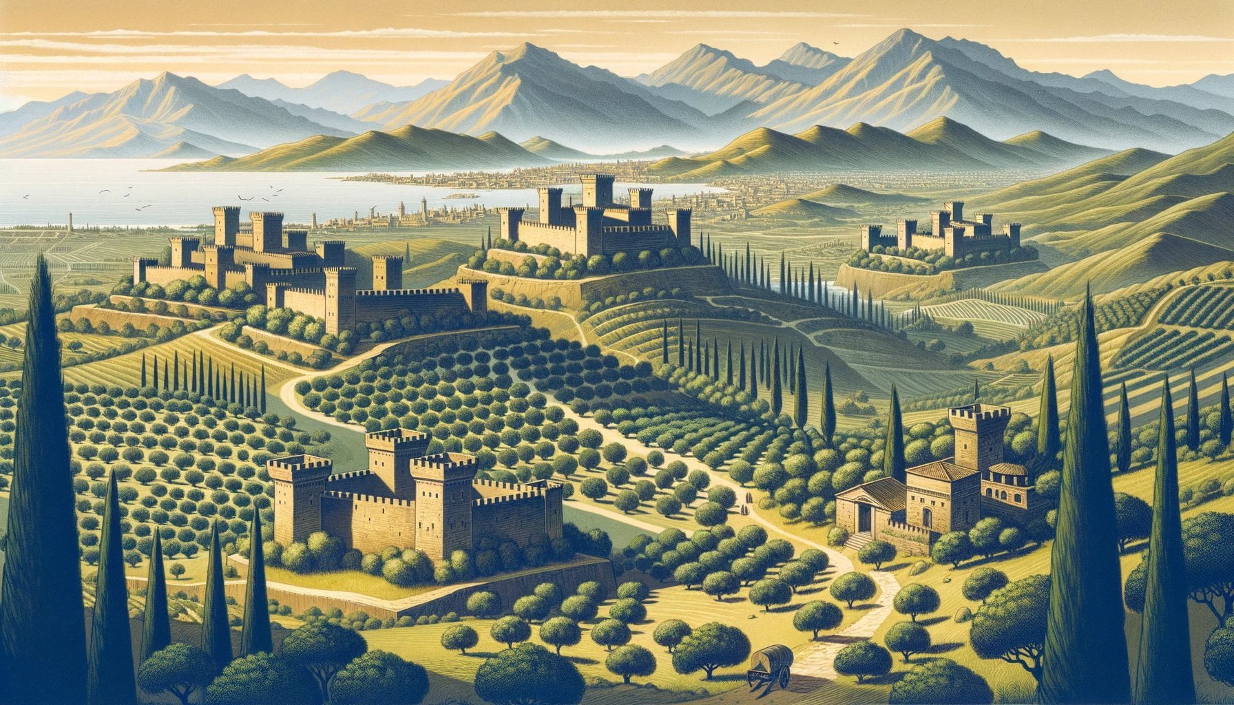 ancient greek castles