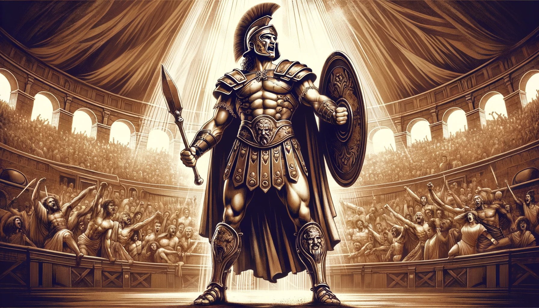 ancient roman gladiator armor