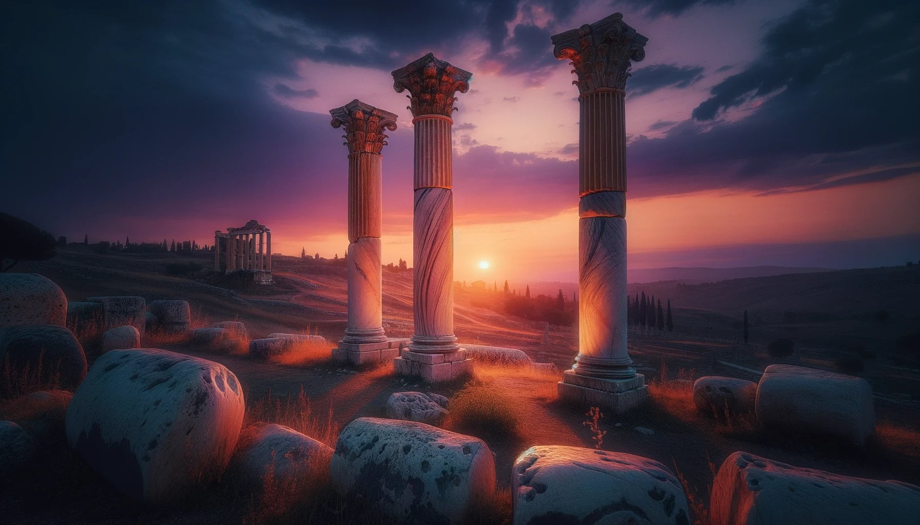 ancient roman pillars 1