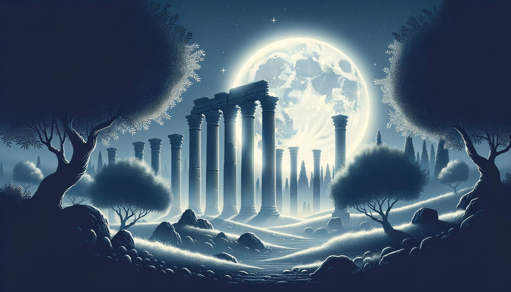 ancient roman pillars