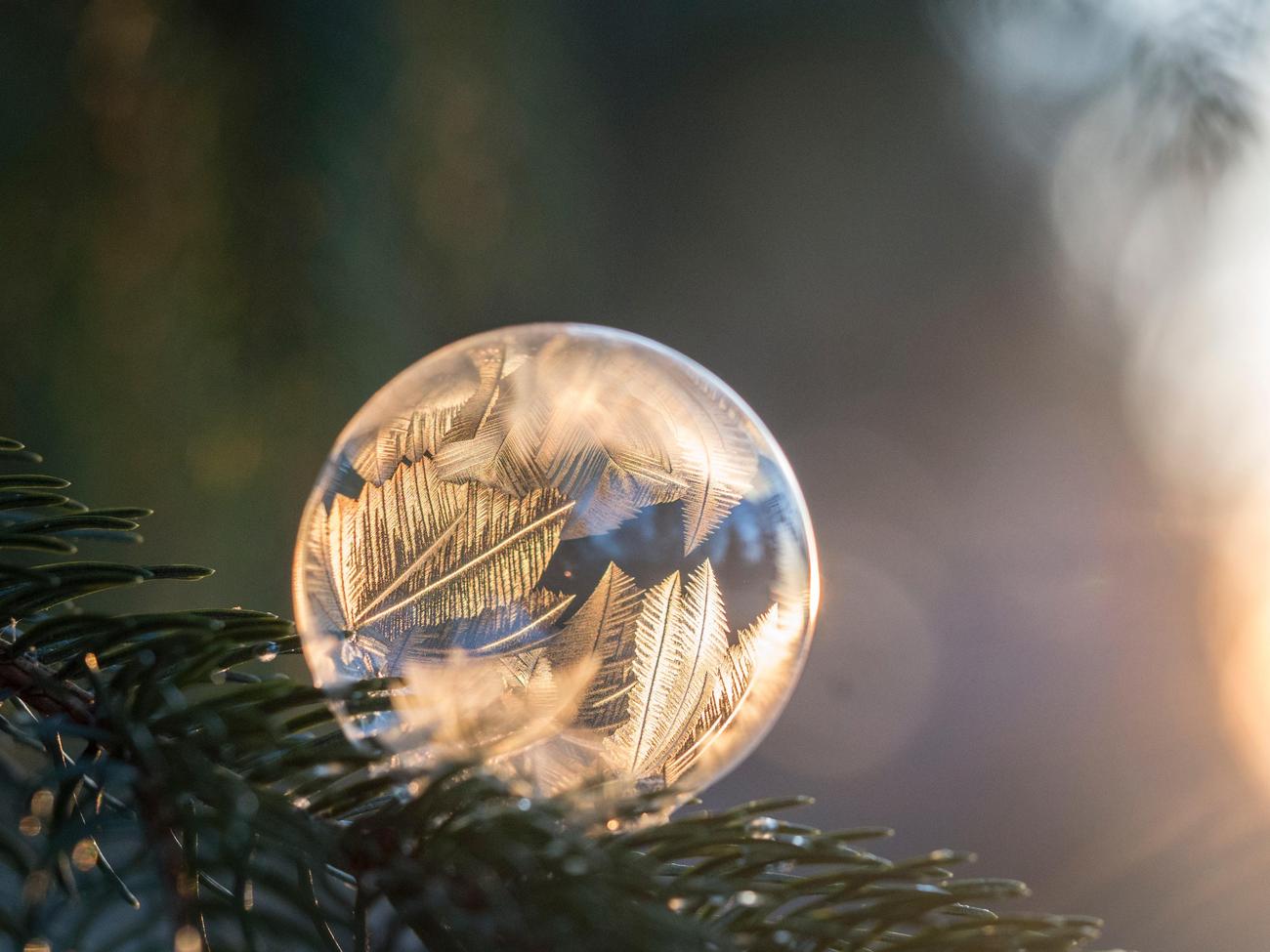 frozen bubbles formation
