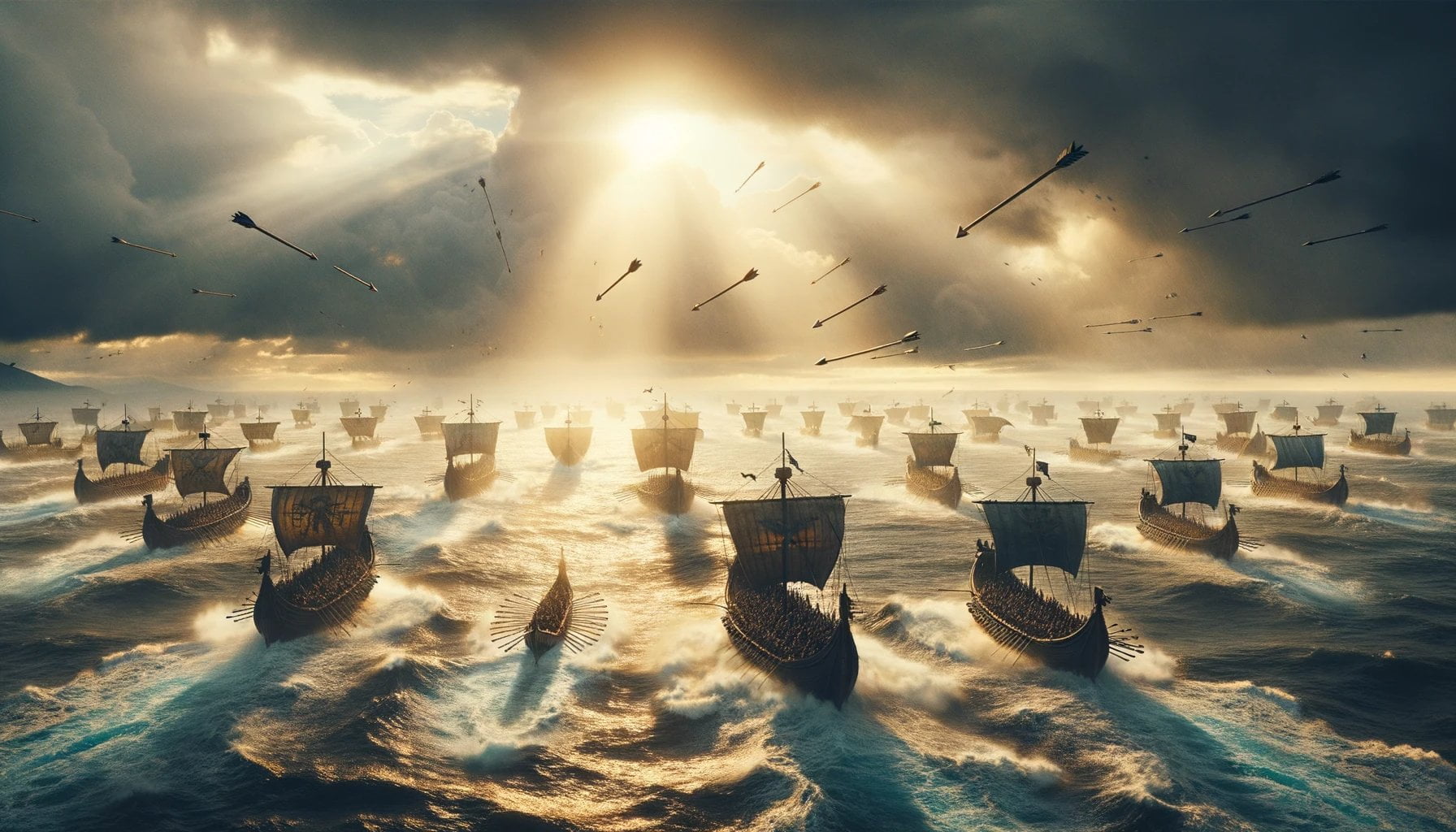 largest naval battle in ancient history 1