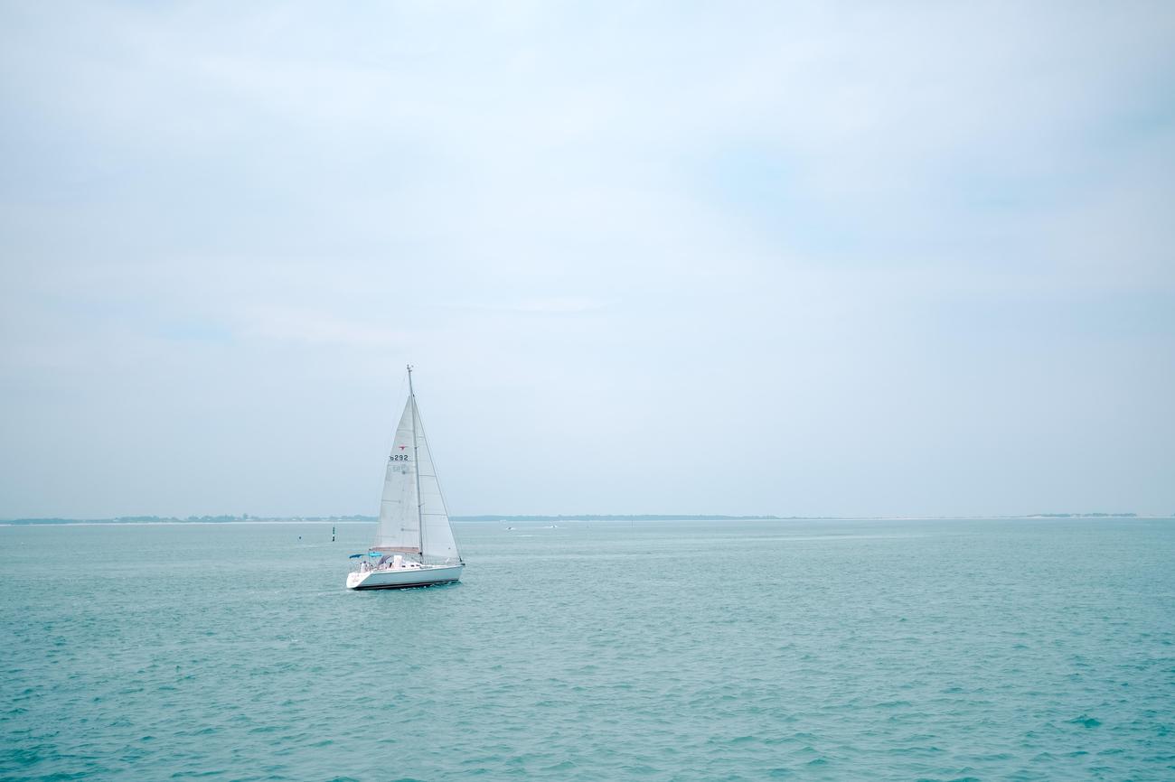 racing sailboats
