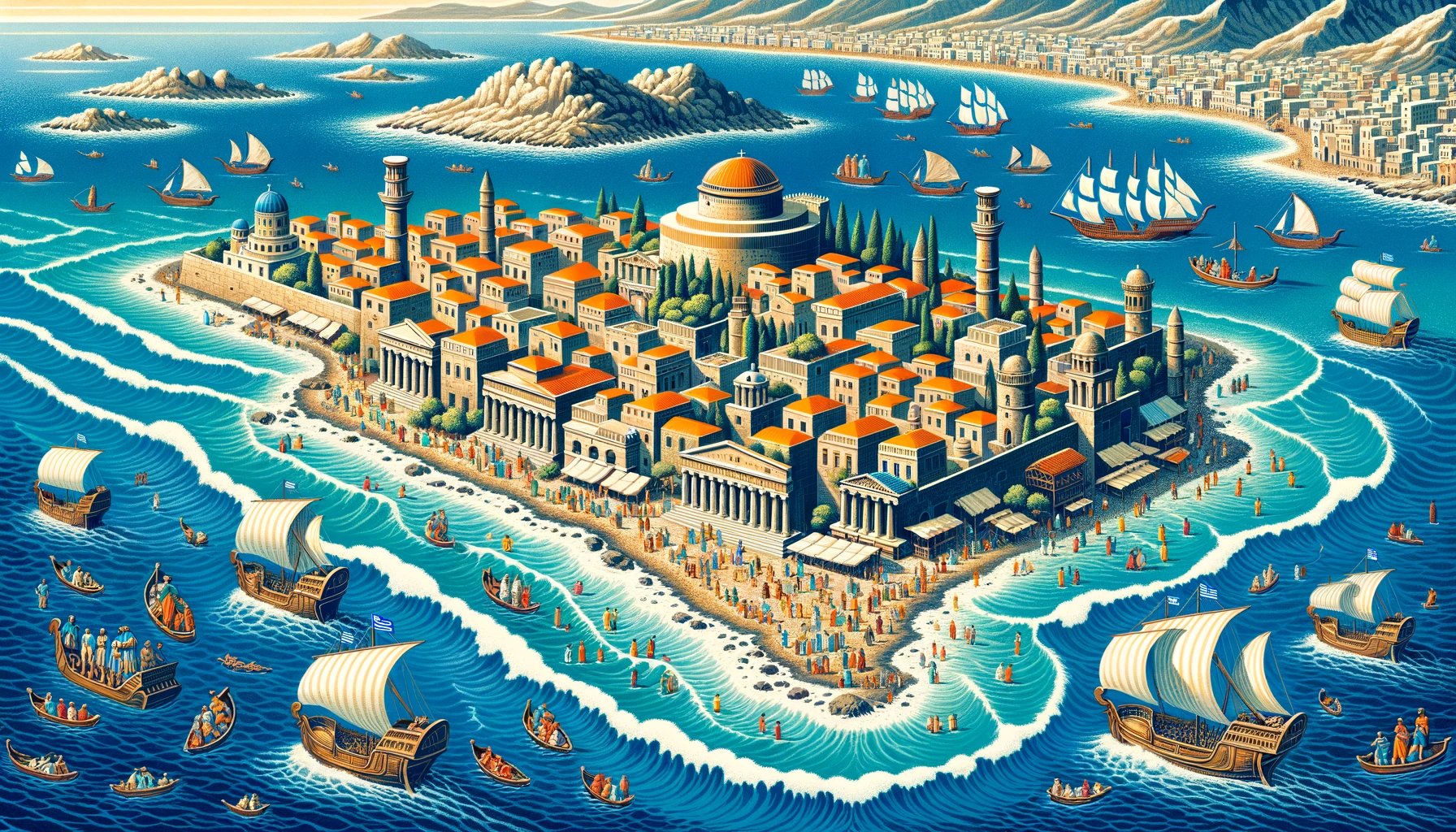 rhodes in ancient greece