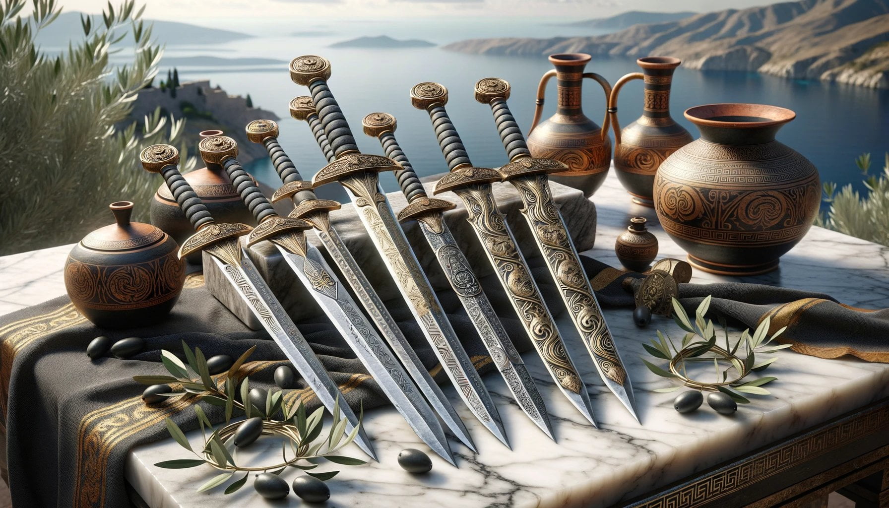swords of ancient greece