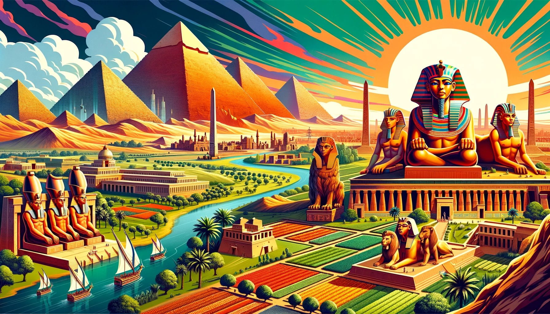 what are the 3 kingdoms of ancient egypt