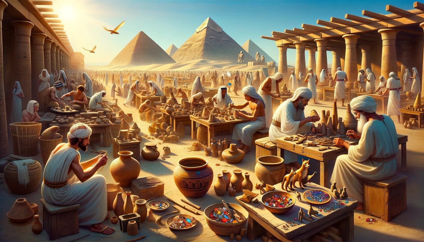 what did craftsmen do in ancient egypt 1