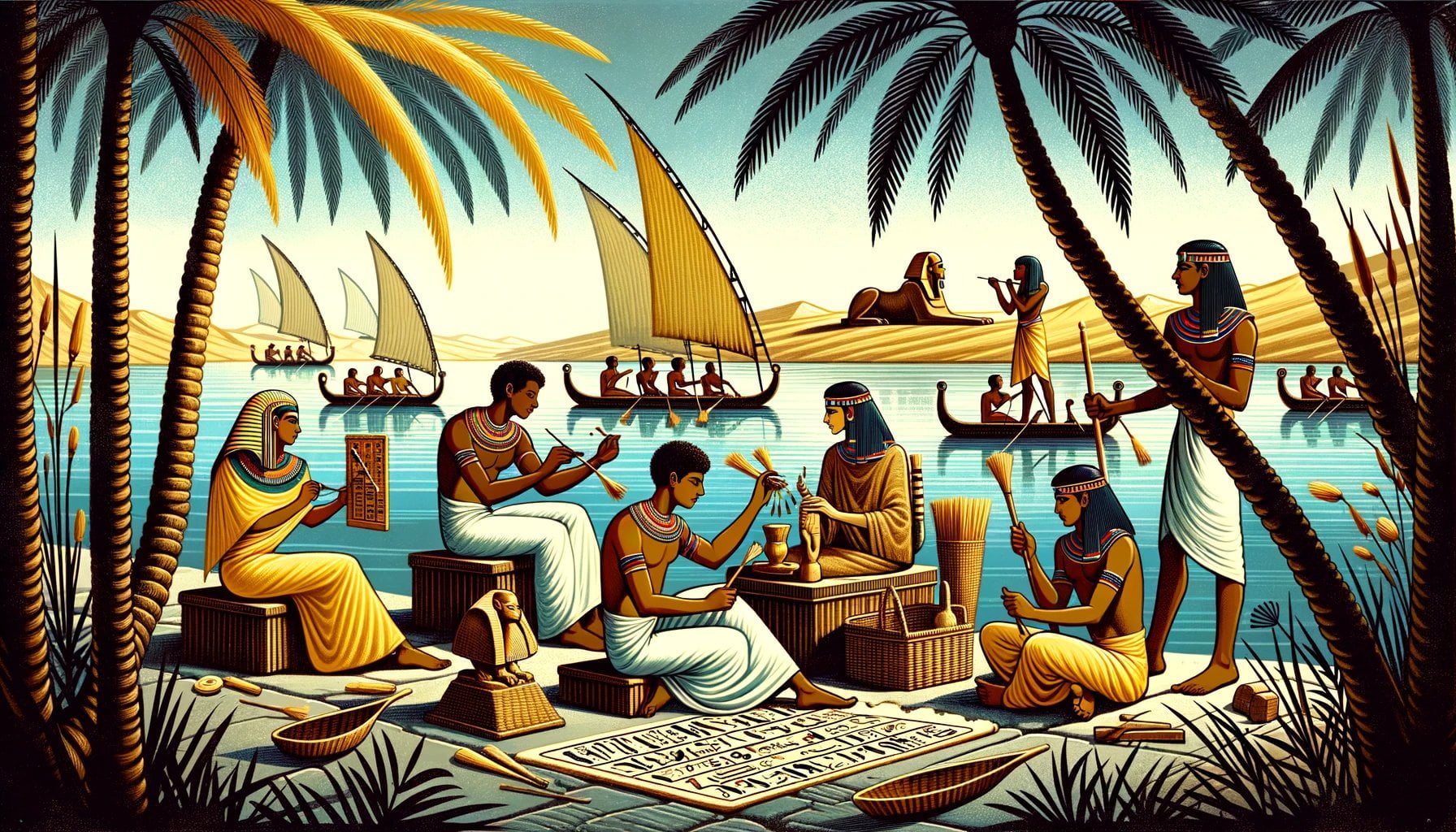 what did craftsmen do in ancient egypt