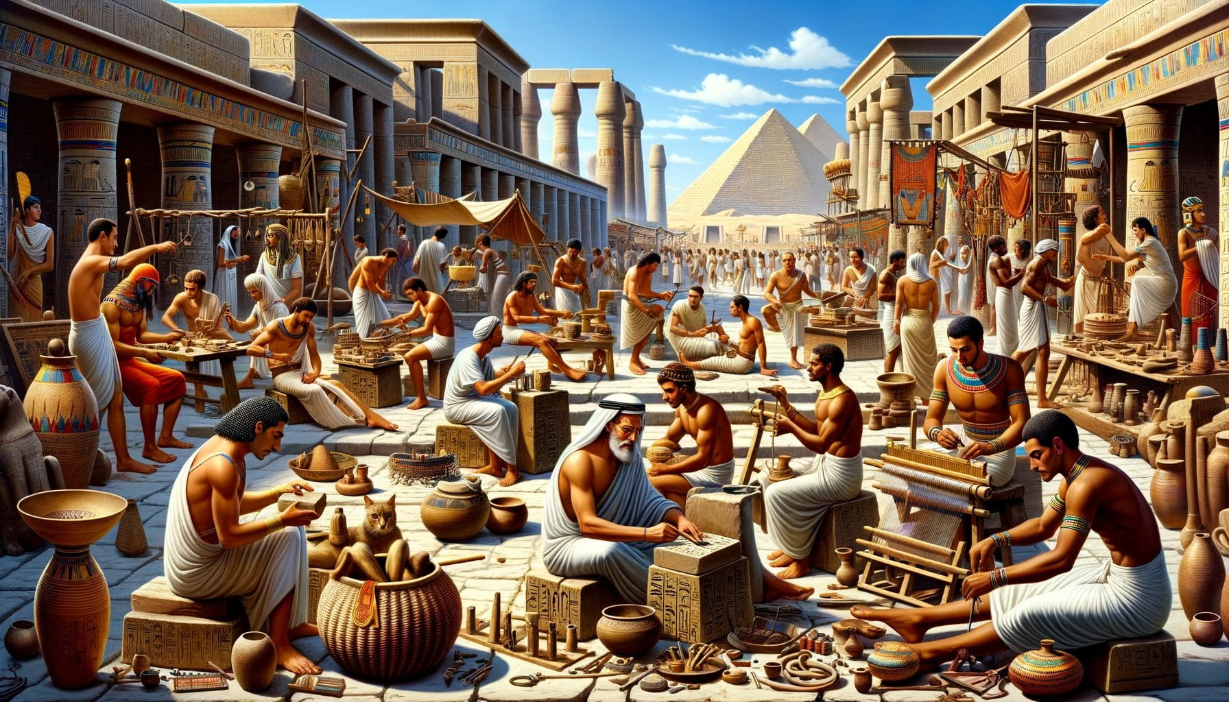 what did craftsmen do in ancient egypt