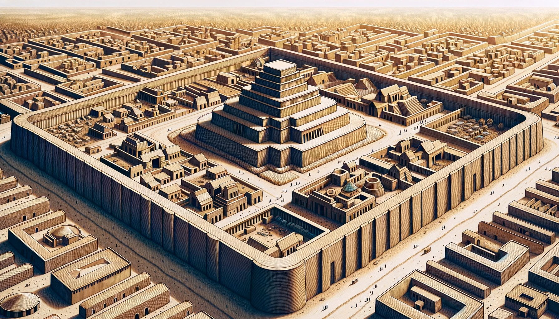 what is a characteristic of mesopotamian architecture