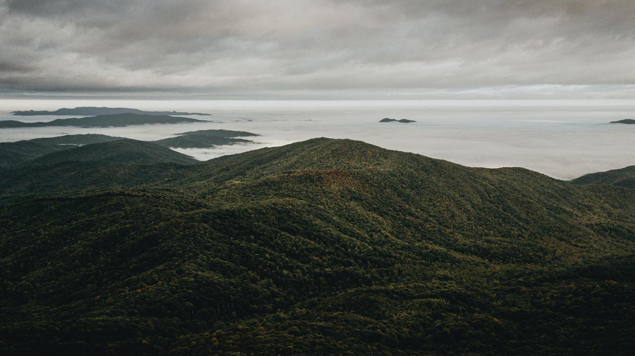 why are the blue ridge mountains blue