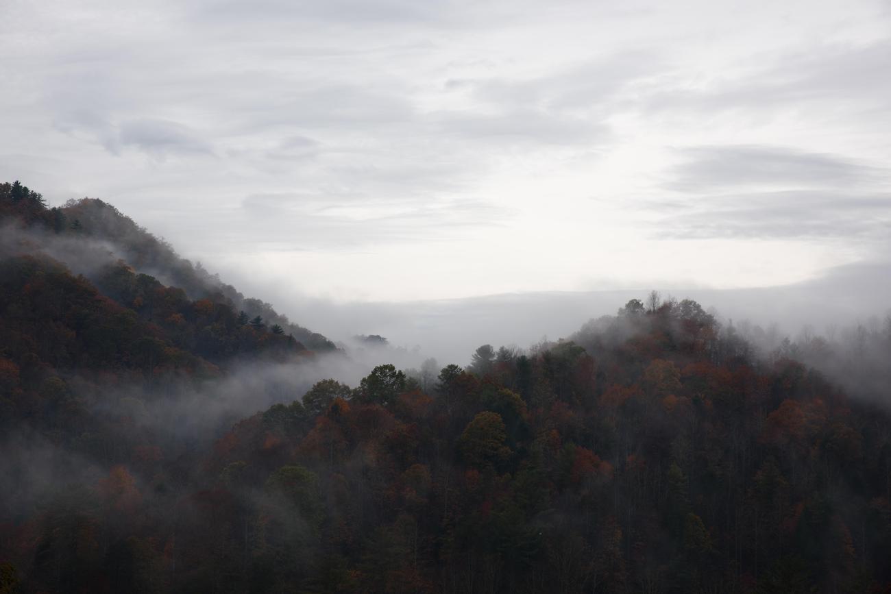 why are the blue ridge mountains blue