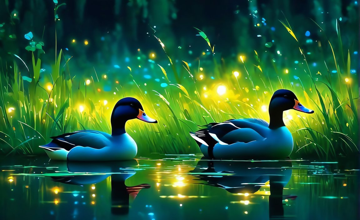 Can ducks see in the dark