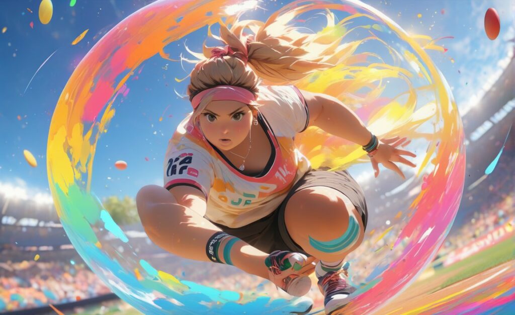 Diameter of shot put circle