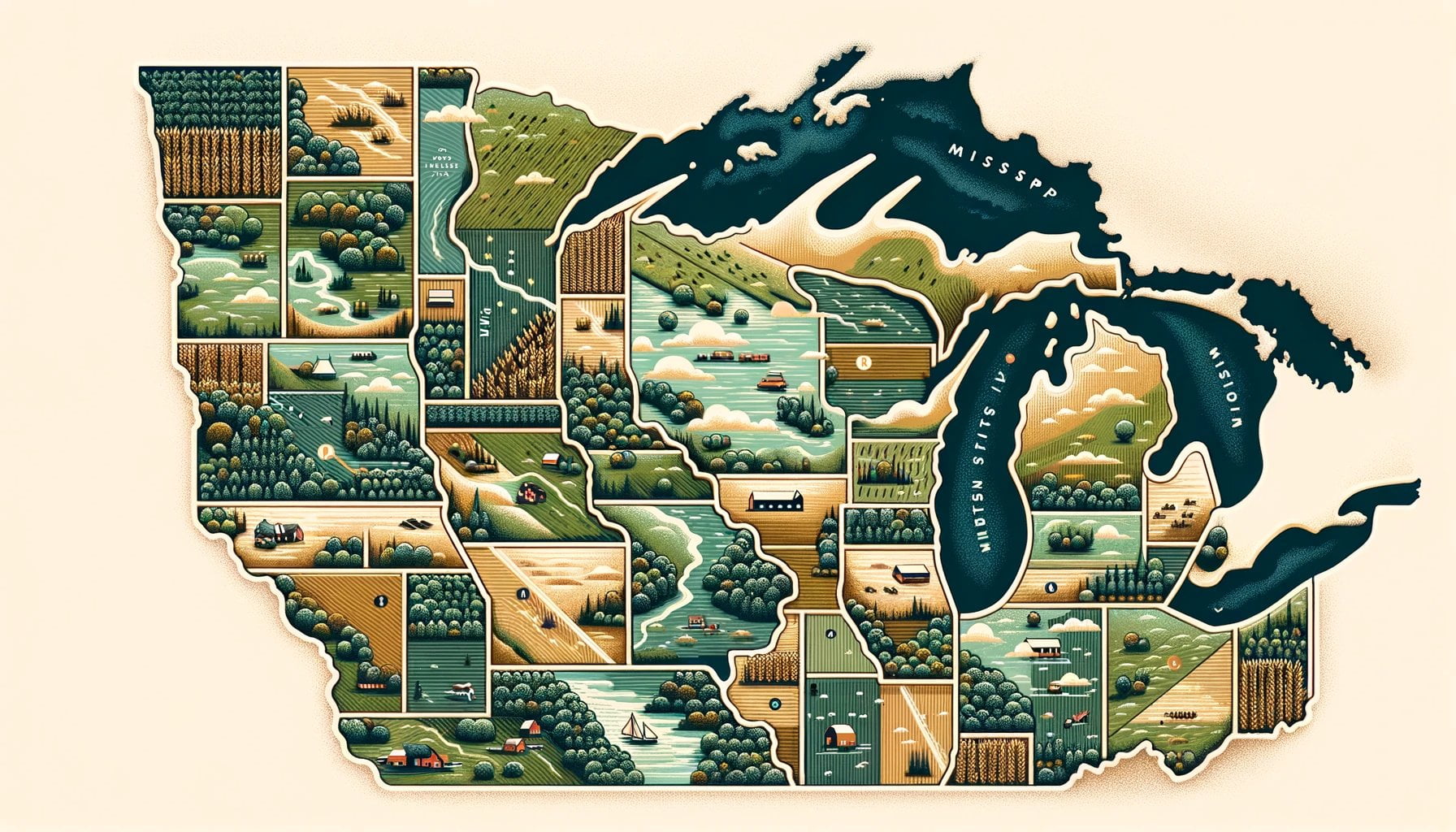 How large is the Midwest region 