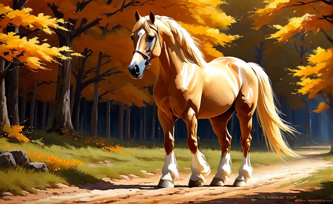 Palomino Tennessee walking horse