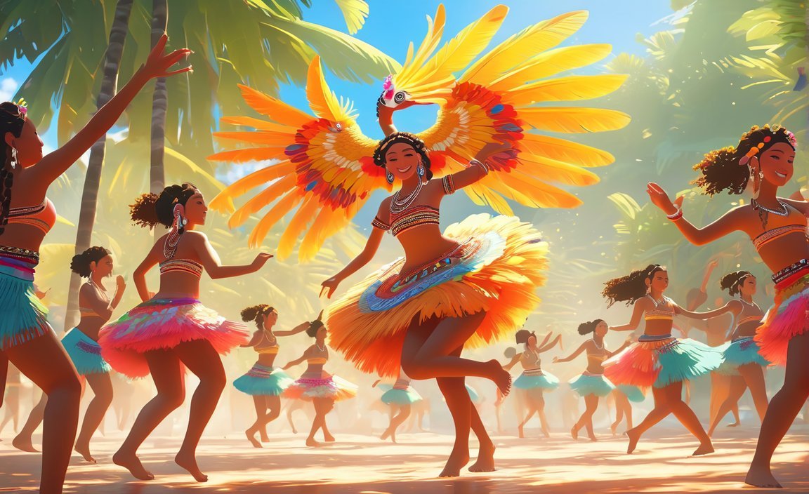 Punta dance in Honduras