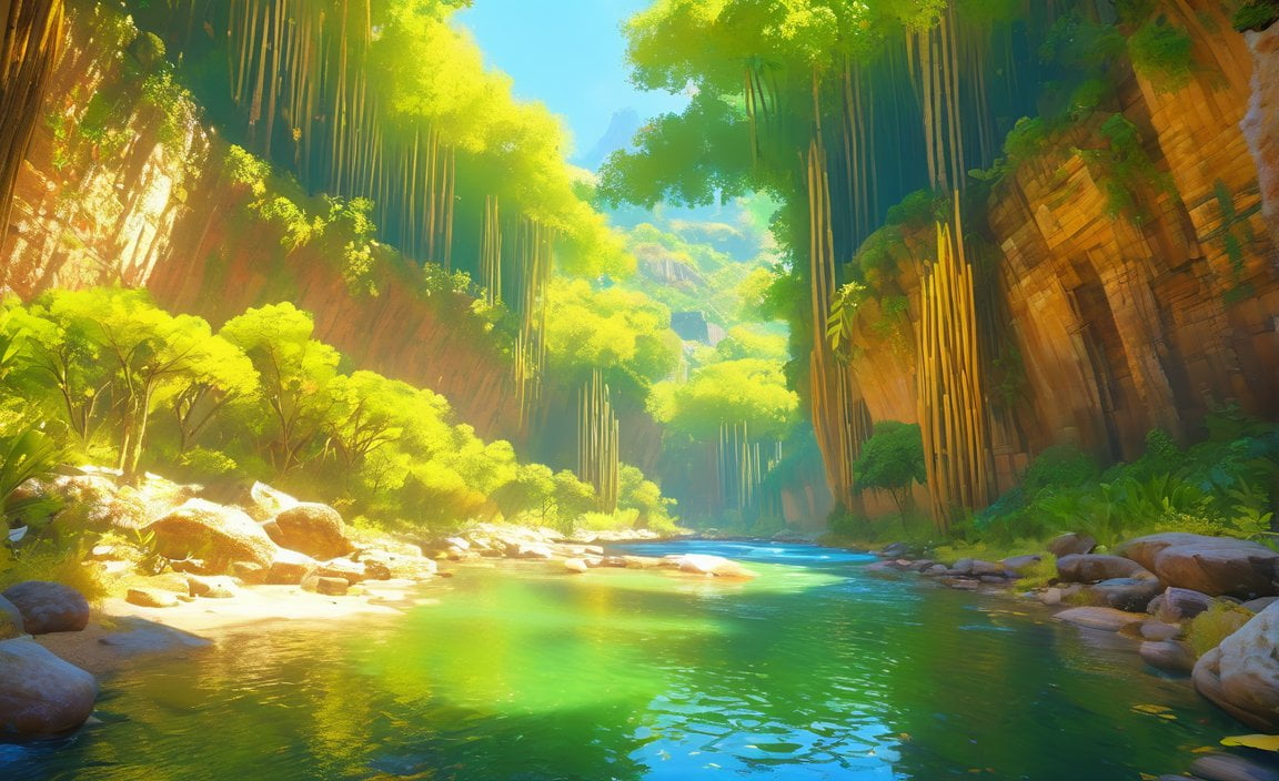 River through Mexico