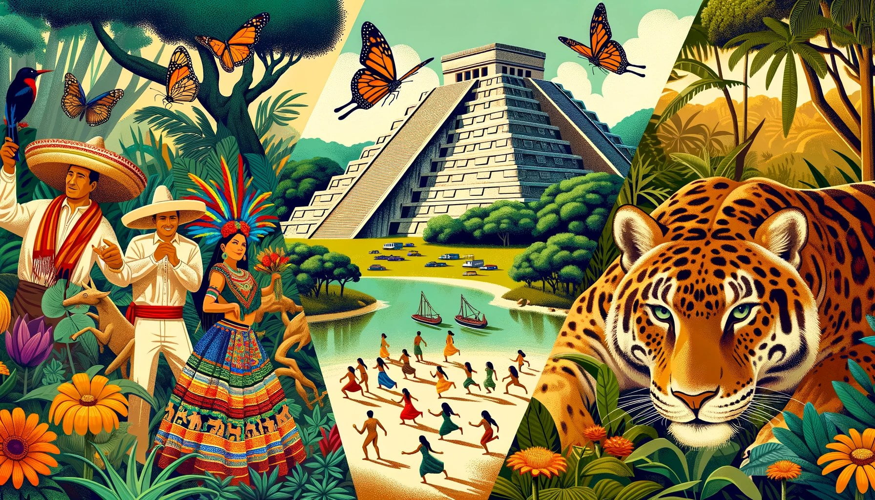 What are 3 important facts about Mexico 