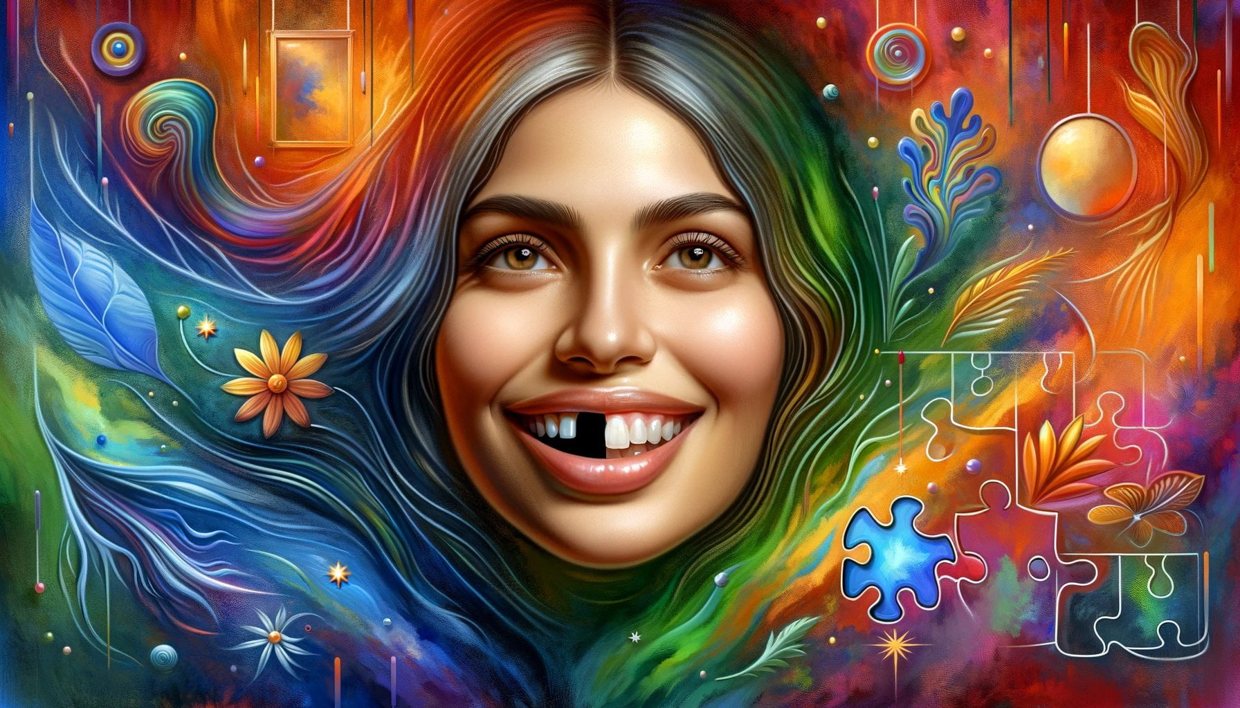 What does it mean when a woman has a gap between her teeth 