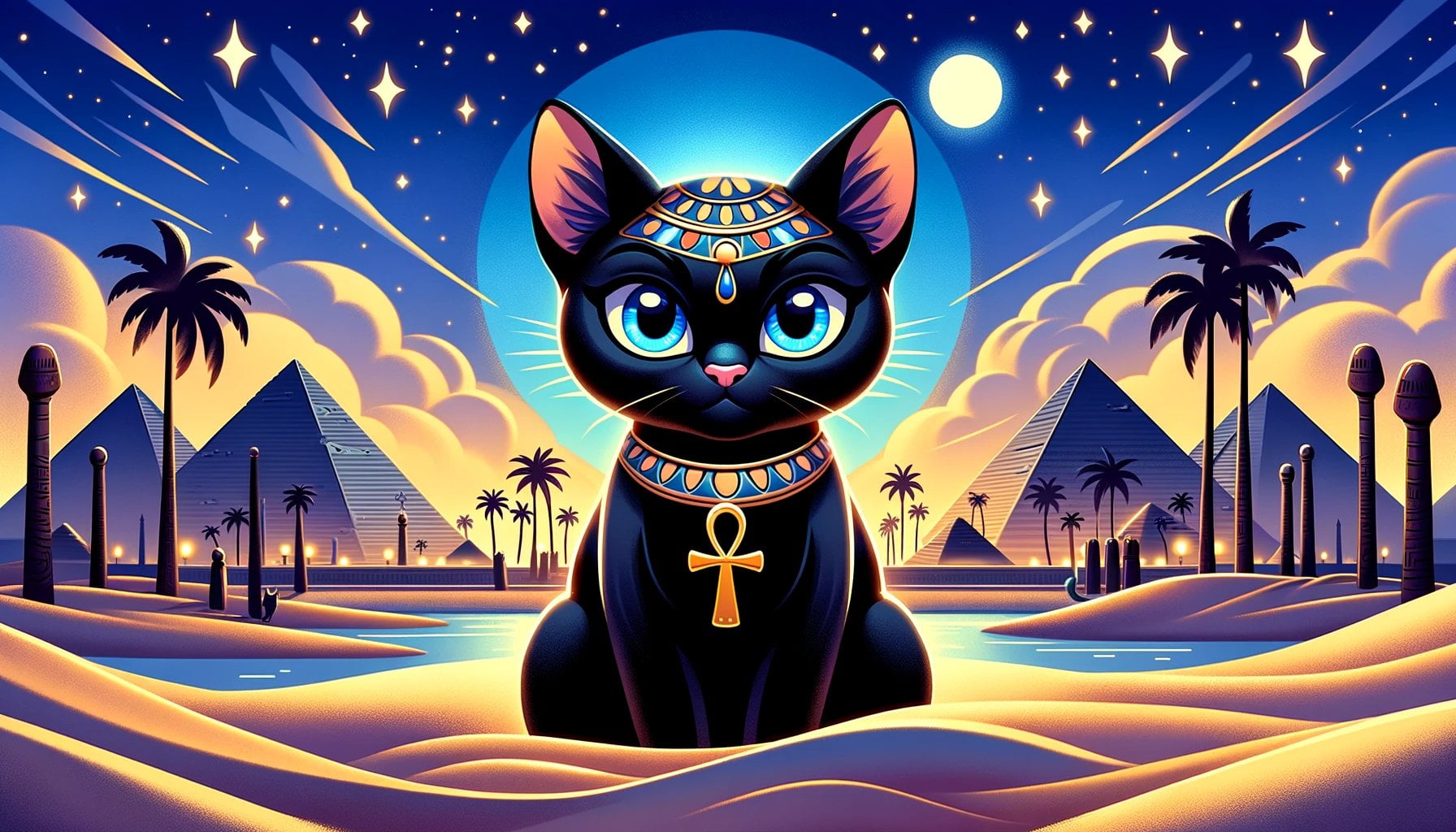 bastet black cat