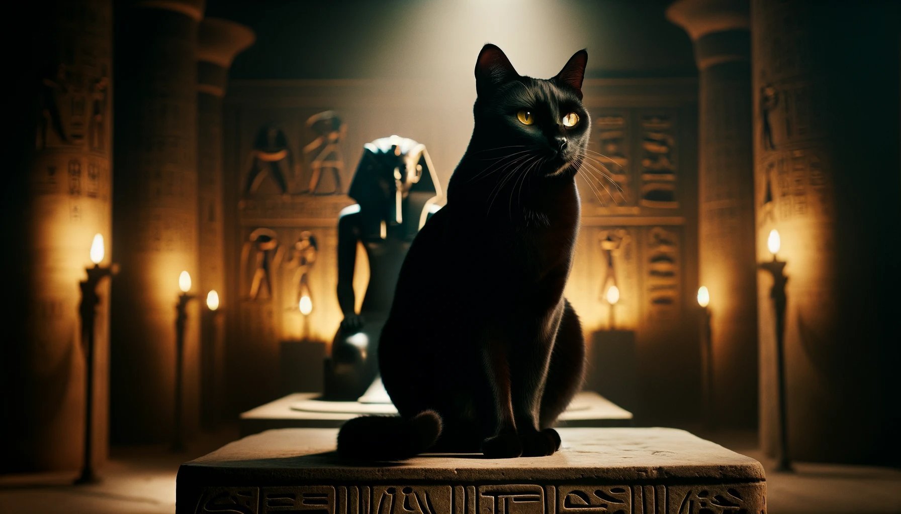 bastet black cat