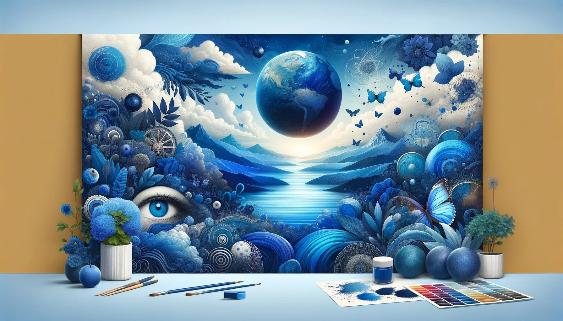 facts about the color blue