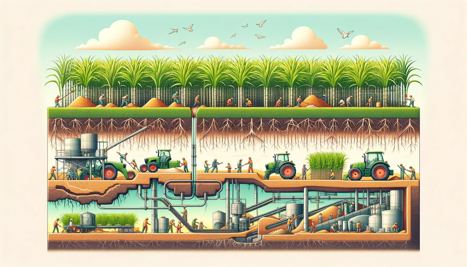 how is sugar grown