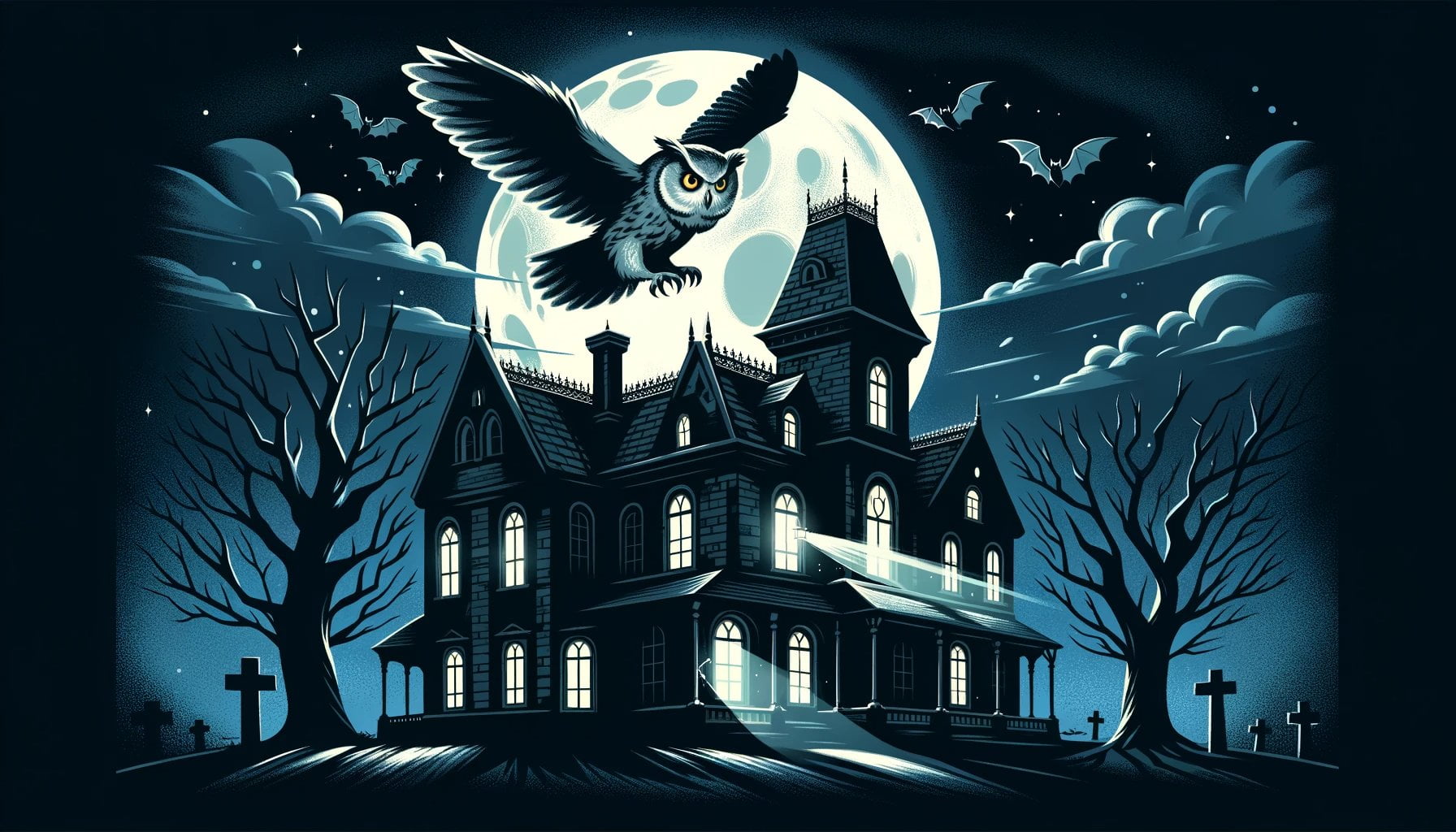 why are owls associated with halloween