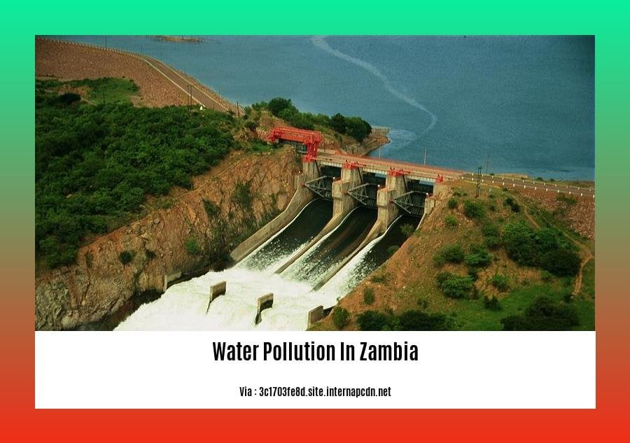 Causes of water pollution in Zambia