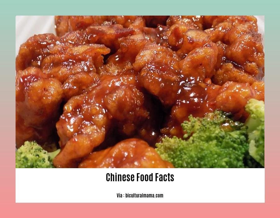 Chinese food facts