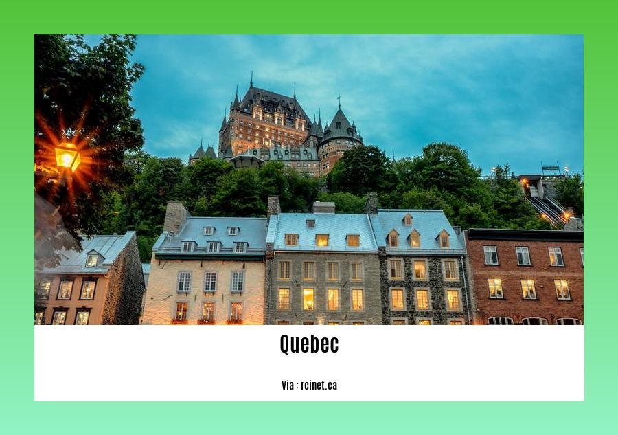 Cool facts about Quebec