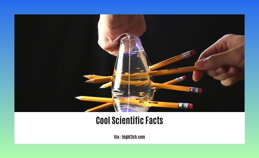 Cool scientific facts