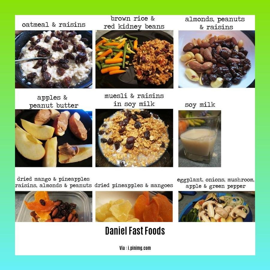Daniel fast foods to avoid