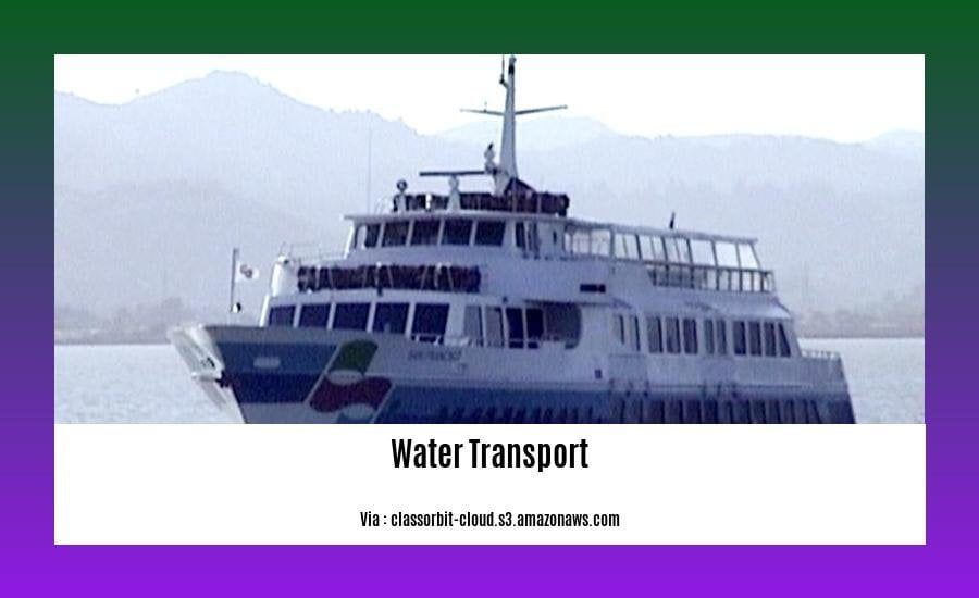 Disadvantages of water transport in India
