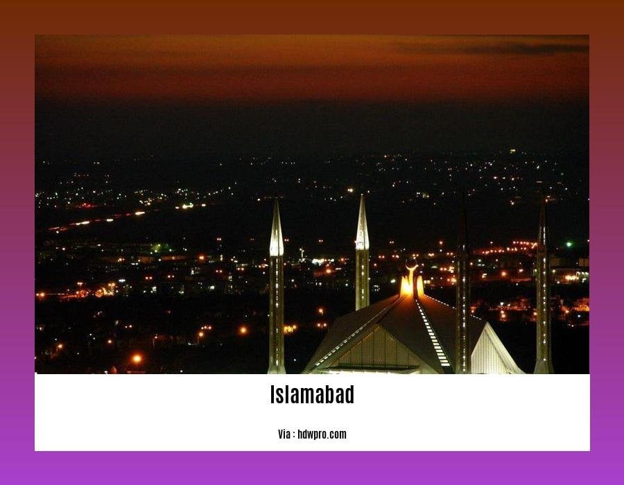 Facts about Islamabad