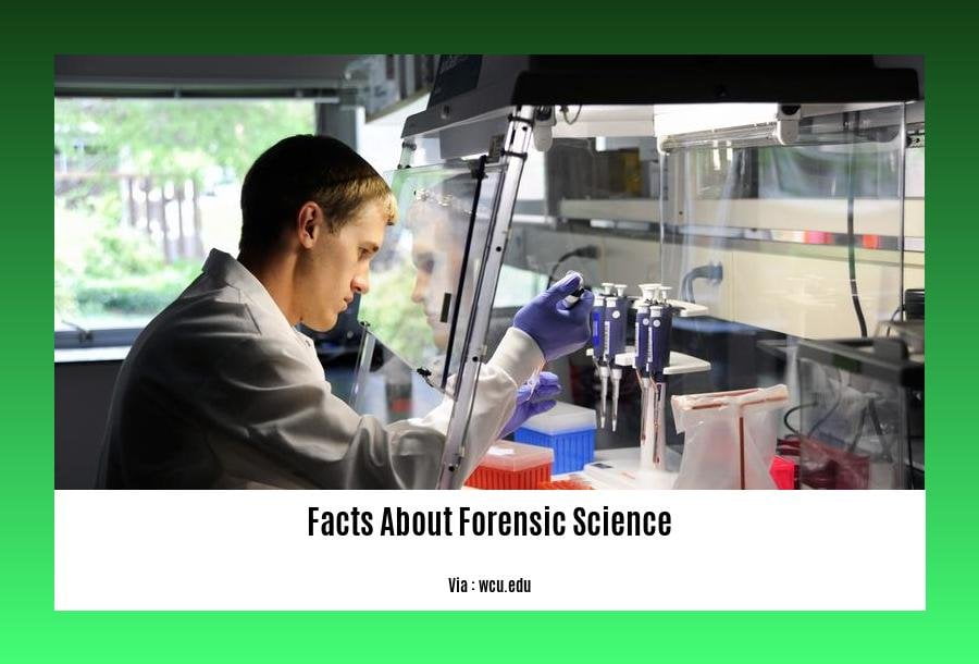 Facts about forensic science