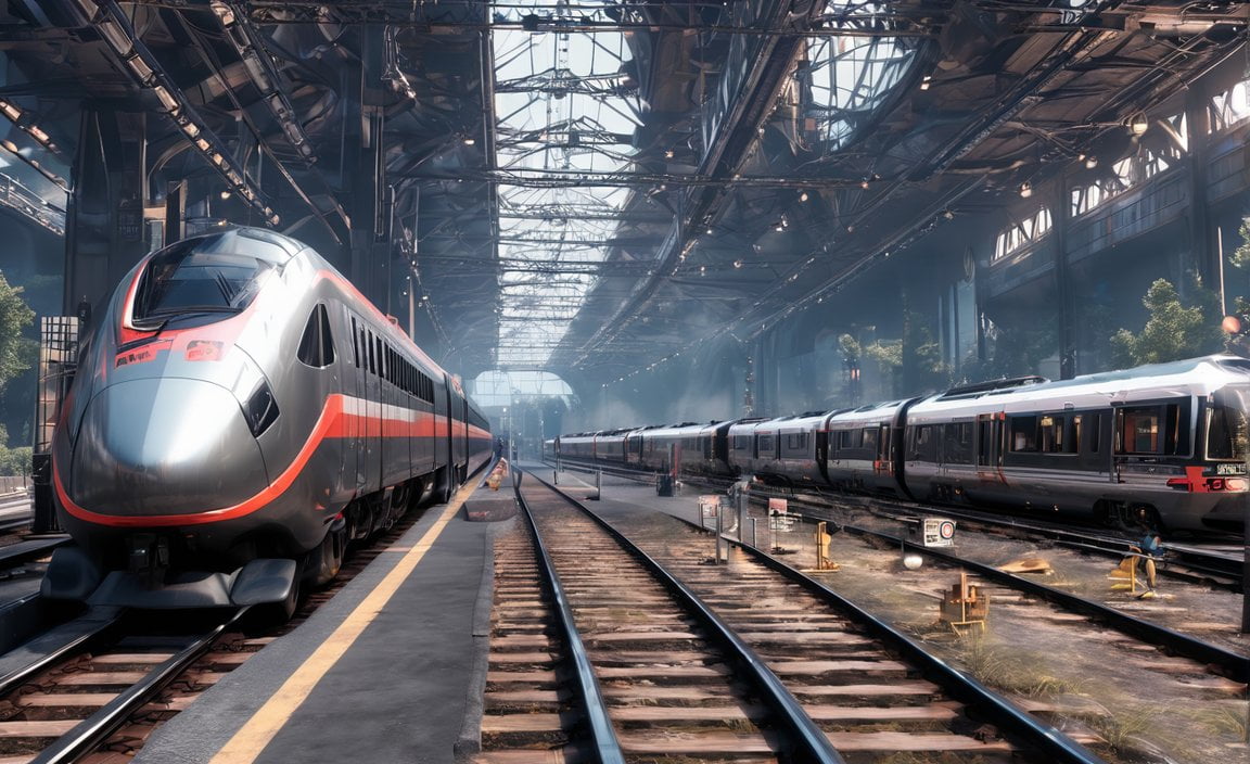 advantages and disadvantages of rail transport